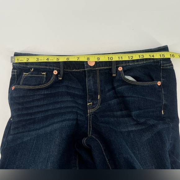 Mossimo Dark Wash Modern Skinny Low Rise Denim Jeans Size 6 Six Long - Picture 8 of 11
